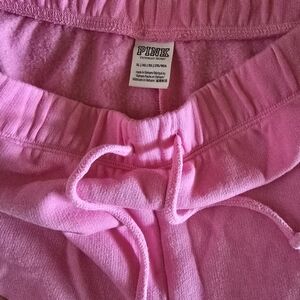PINK Victoria's Secret Bright Pink Girls' Drawstring Sweatpants